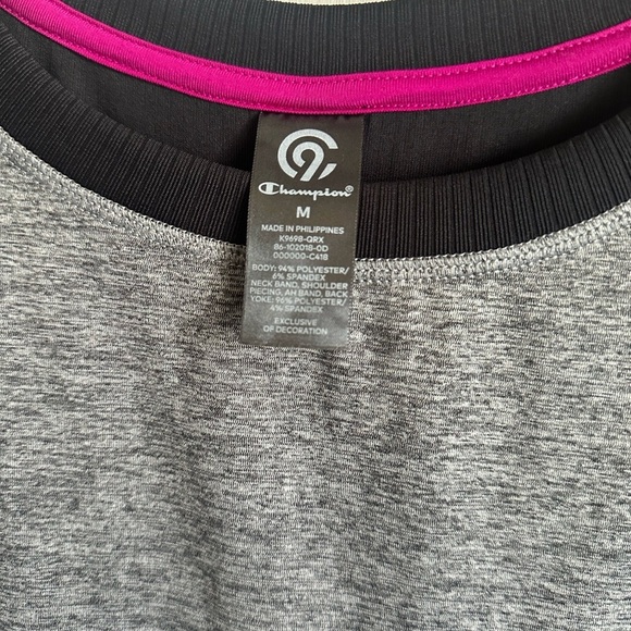Champion Gray and Black Tank Top Athletic Style - Picture 2 of 3